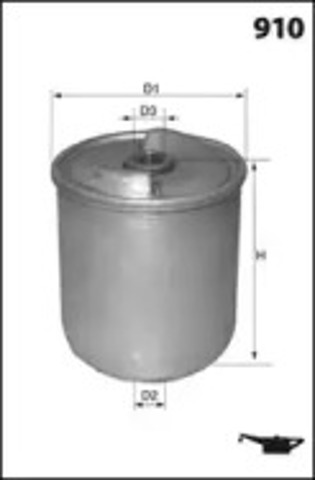 Фільтр очищення масла відцентровий EHC8501 MECAFILTER