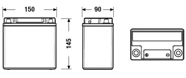 Автомобільна батарея EK151 EXIDE