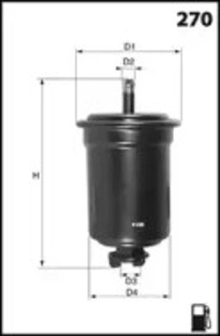 Фільтр паливний ELE3586 MECAFILTER