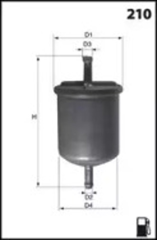 Фільтр палива ELE6039 MECAFILTER