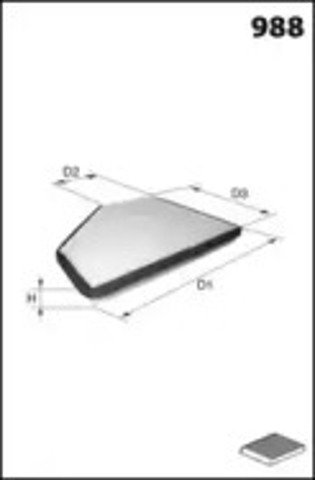 Фільтр пиловий ELR7251 MECAFILTER