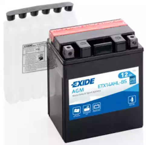Батарея акумуляторна ETX14AHLBS EXIDE