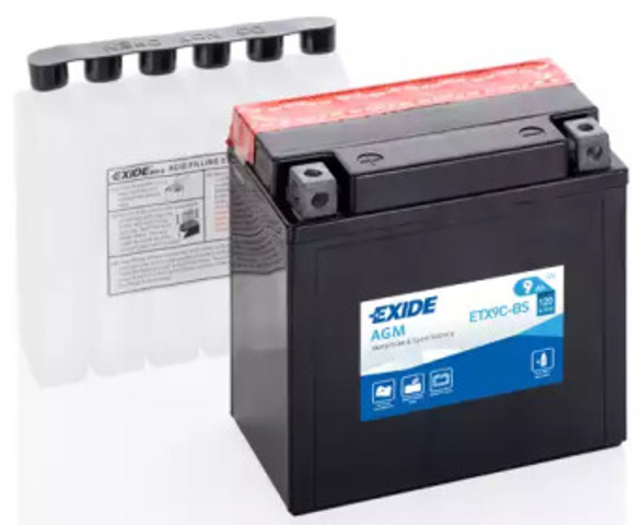 Батарея акумуляторна ETX9CBS EXIDE