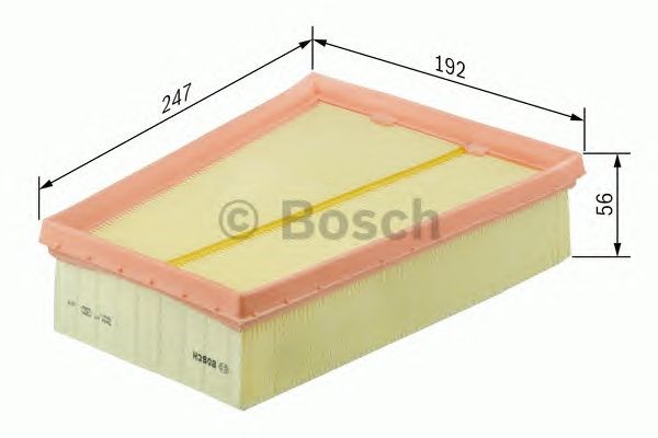 Повітряний фільтр двигуна F026400138 BOSCH