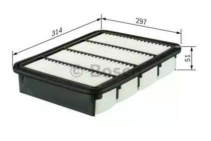 Система автоматичного очищення повітряного фільтра F026400296 BOSCH