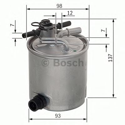 Фільтр паливний F026402096 BOSCH