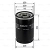 Фільтр масляний F026407043 BOSCH