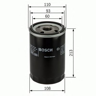 Фільтр масла F026407049 BOSCH