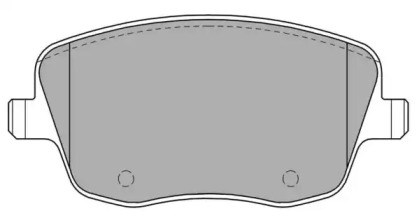 Колодки гальмівні дискові, к-кт FBP-1256