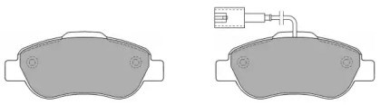 Комплект гальмівних колодок FBP-1355-01