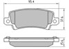 Задні колодки FBP1364 FREMAX