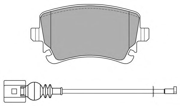 Задні дискові колодки FBP136801 FREMAX