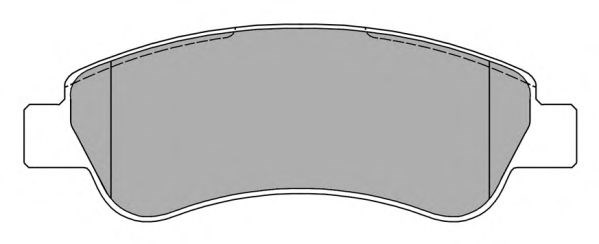 Колодки гальмівні дискові (комплект) FBP-1479