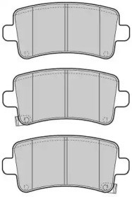 Комплект гальмівних колодок з 4 шт. дисків FBP-1662