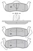 Колодки гальмівні задні, дискові Нісан Armada