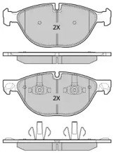 Колодки гальмівні дискові керамічні, к-кт FBP-1928