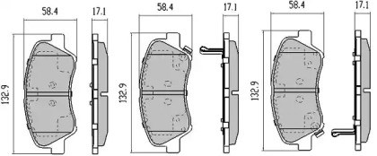 Тормозні колодки FBP5810 FREMAX