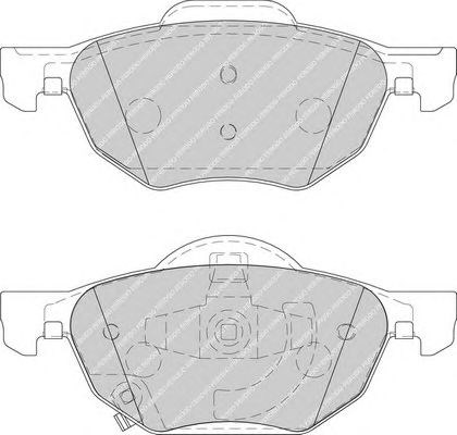 Передні гальмівні колодки FDB1704 FERODO
