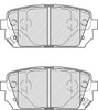 Комплект задніх колодок FDB4193 FERODO