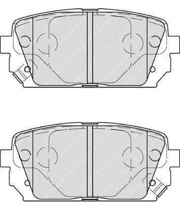 Колодки гальмівні задні (комплект) FDB4193