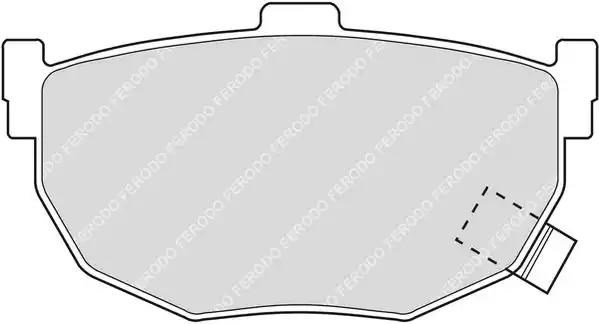 Колодки гальмівні дискові задні, комплект FDB638
