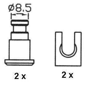 Гальмівні колодки барабанні aro - chrysler (usa) - dacia - peugeot - renault - talbot 10.1/10.4/240 FSB43