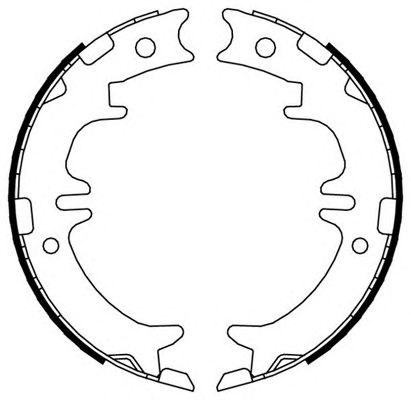 Гальмівна колодка барабанна tomex (tx 21-76) FSB674