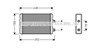Радіатор опалювача салону FTA6220 AVA