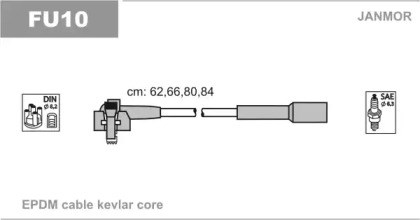 Комплект кабелів високовольтних FU10