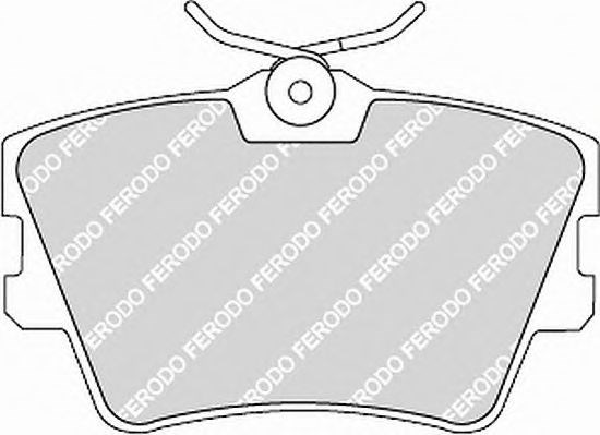 Колодки гальмівні дискові задні, комплект FVR1132