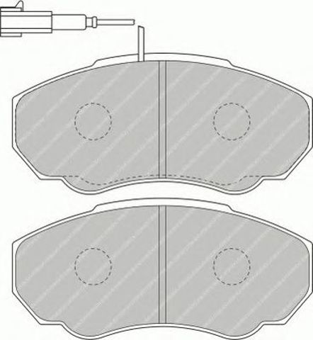 Передні гальмівні колодки FVR1478 FERODO