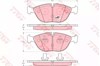 Колодки передні GDB1285 TRW