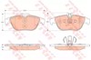 Комплект задніх колодок GDB2051 TRW