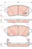 Колодки передні GDB3437 TRW