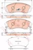 Колодки гальмівні передні, дискові GDB3448 TRW