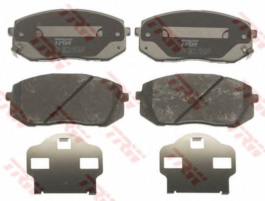 Передні гальмівні колодки GDB3461 TRW