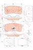 Задні гальмівні колодки GDB4600 TRW