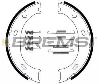 Гальмівні колодки гальма стоянки GF03061 BREMSI