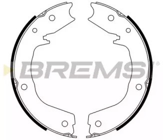 Колодки стоянкового гальма GF0831 BREMSI