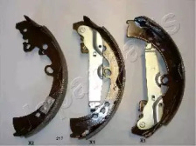 Гальма робочі задні ножні і гальмівні барабани GF217AF JAPANPARTS