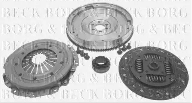 Комплект зчеплення (диск, корзина, підшипник) HKF1022 BORG&BECK