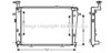 Радіатор системи охолодження двигуна HY2210 AVA