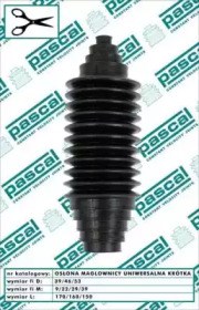 Чохол рульового механізму I6U002PC PASCAL