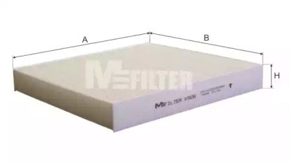 Фільтр салону вугільний K926 MFILTER