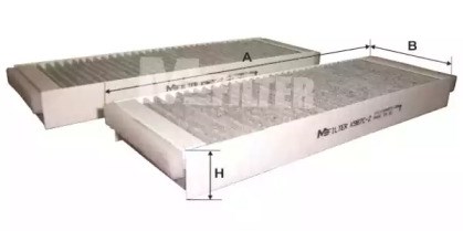 Повітряний фільтр салону K987C2 MFILTER