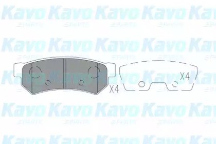 Колодки на гальмо задній дисковий KBP1020 KAVO PARTS