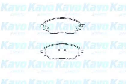 Колодки гальмівні передні, дискові KBP1021 KAVO PARTS