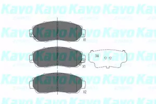 Дискові гальма KBP2046 KAVO PARTS