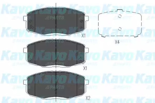 Дискові гальма KBP3036 KAVO PARTS