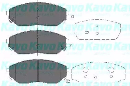 Дискові гальма KBP4014 KAVO PARTS